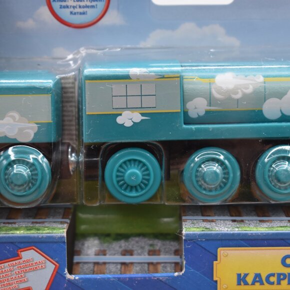 Roll & Whistle Connor & Tender Fisher Price Thomas Friends Wooden Railway Train - Picture 7 of 11